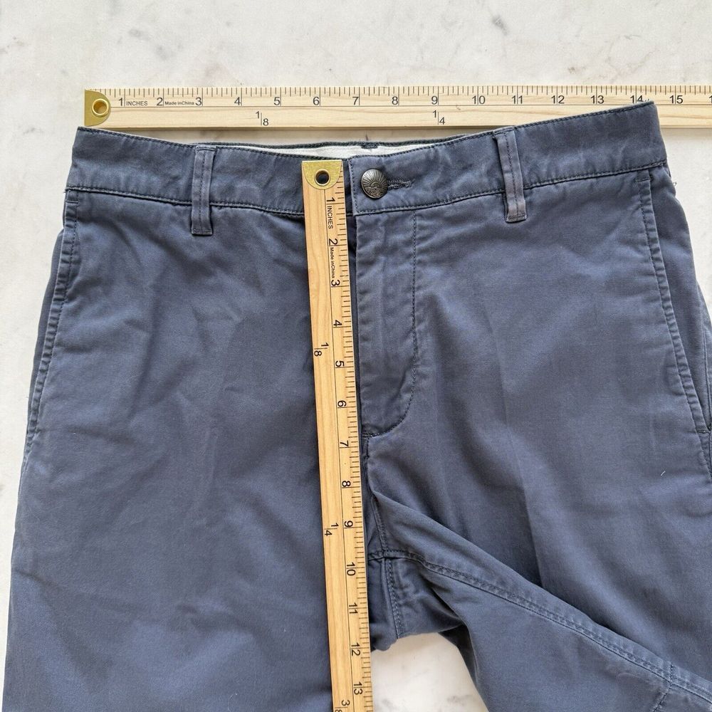 Faherty Island Life Chino Shorts Mens Size 30 8" Inseam Stretch Blue $118 - Picture 11 of 12